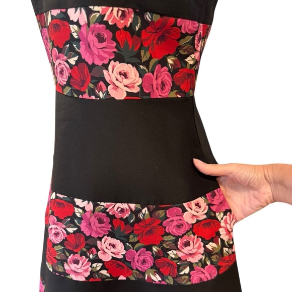 Kate Spade Madison Ave Collection Salon Rose Palma A Line Sleeveless Midi Size 6 - Picture 6 of 10